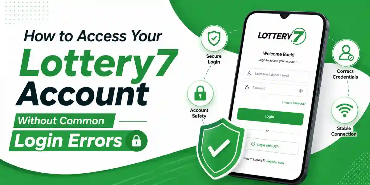 Lottery7 Account Without Common Login Errors