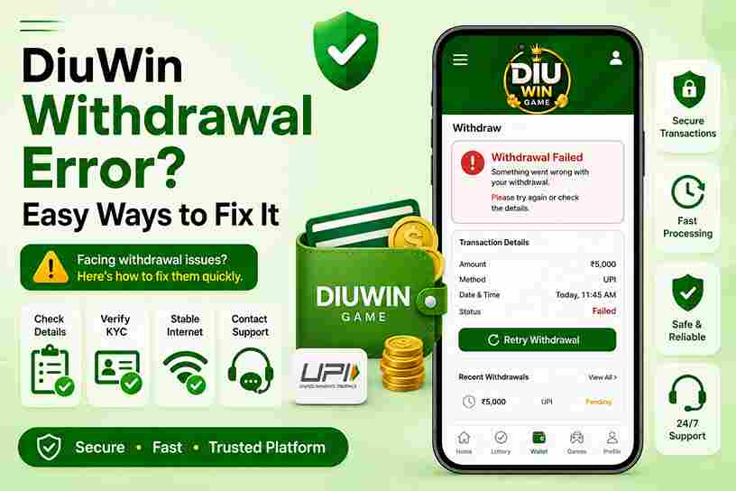diuwin withdrawal error